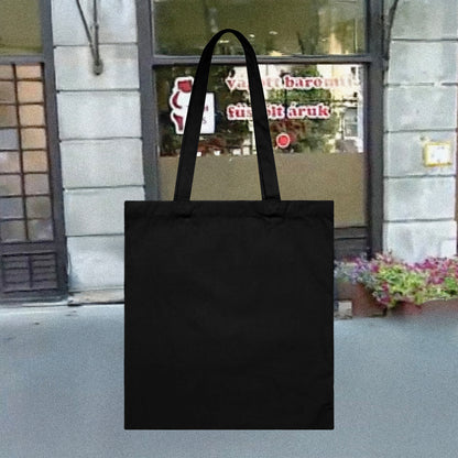 Mi folyik itt Gyöngyösön? - 90-es évek styled Organikus pamut tote bag