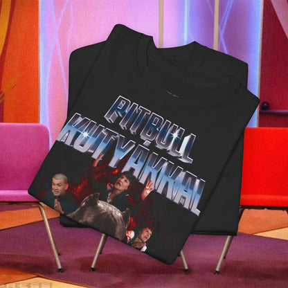 Pitbull kutyákkal megetetel - Vámpír Ági - 90-es évek styled póló